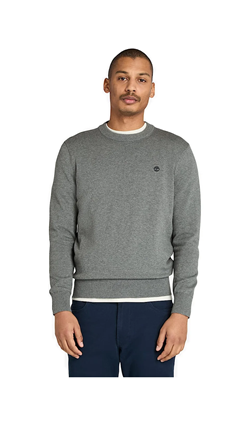 MAGLIONE IN COTONE WILLIAMS GRIGIO